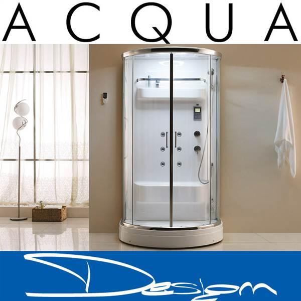 ACQUA DESIGN® Dampfdusche Duschkabine Dusche TRISTAN 120x95